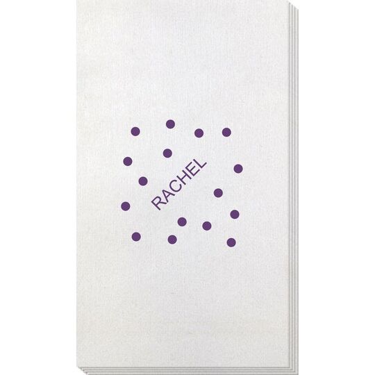 Confetti Dot Party Bamboo Luxe Guest Towels